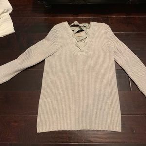 Gray banana republic sweater